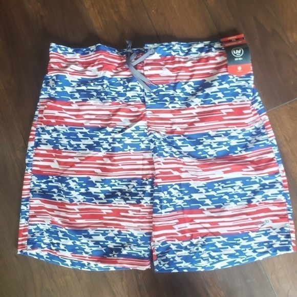 NEW! SPEEDO Mens' Star E-Board Swim Shorts Trunks XXL. - Picture 2 of 8